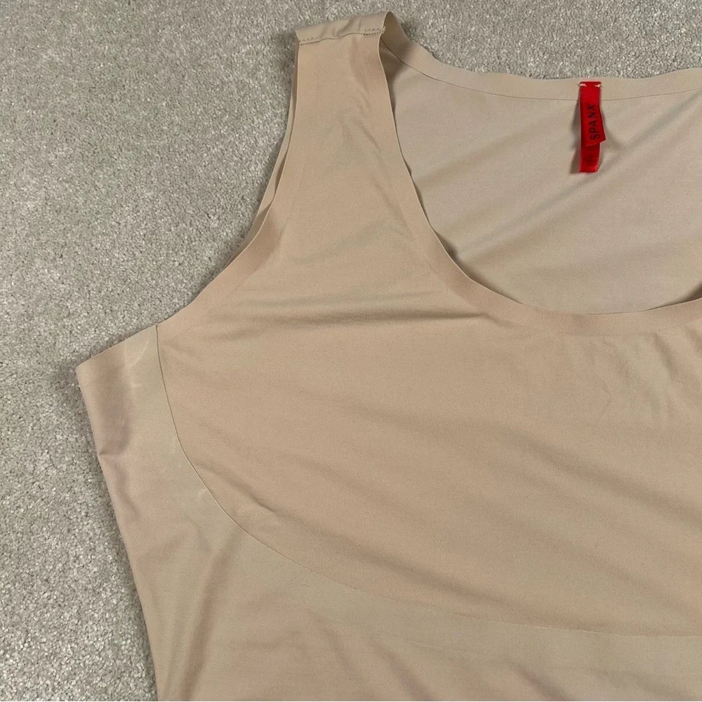Spanx Tank Top Shapewear Thinstinx Beige‎ Breathable Lightweight women's 1X